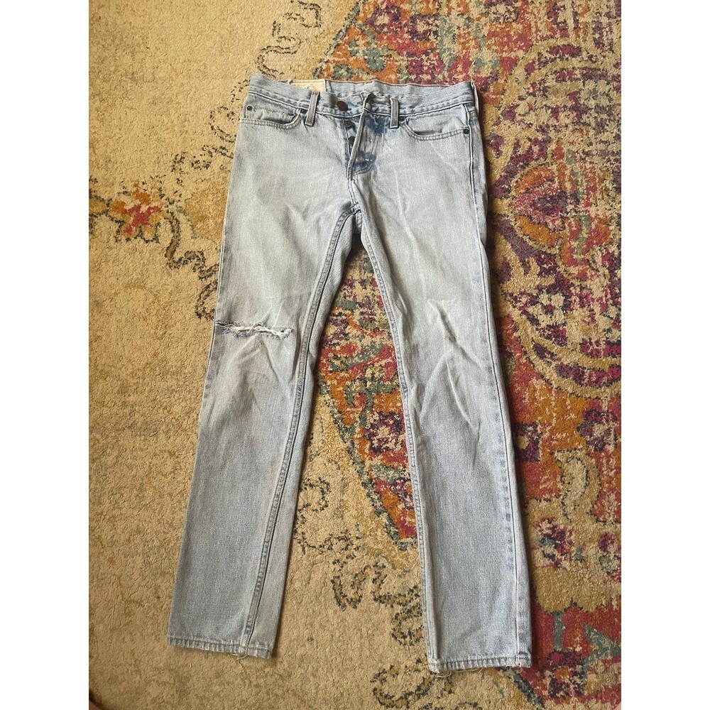 Vintage Y2K Hollister Distressed Straight Leg Jeans - W29